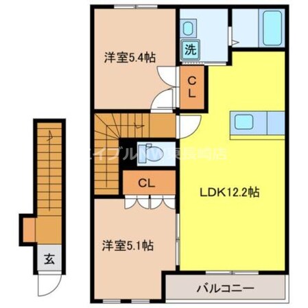 ＬＡ　ＰＲＥＣＩＥＵＳＥの物件間取画像